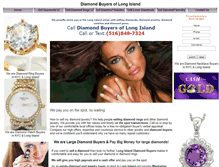 Tablet Screenshot of diamondbuyerslongisland.com